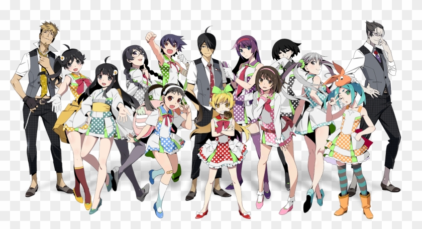 View Samegoogleiqdbsaucenao Main Chara Pc , - Monogatari 10th Anniversary Clipart
