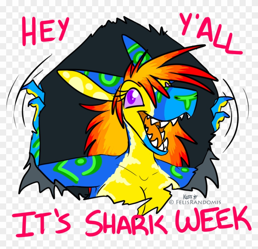 Shark Week 2k18[closed] - Cartoon Clipart