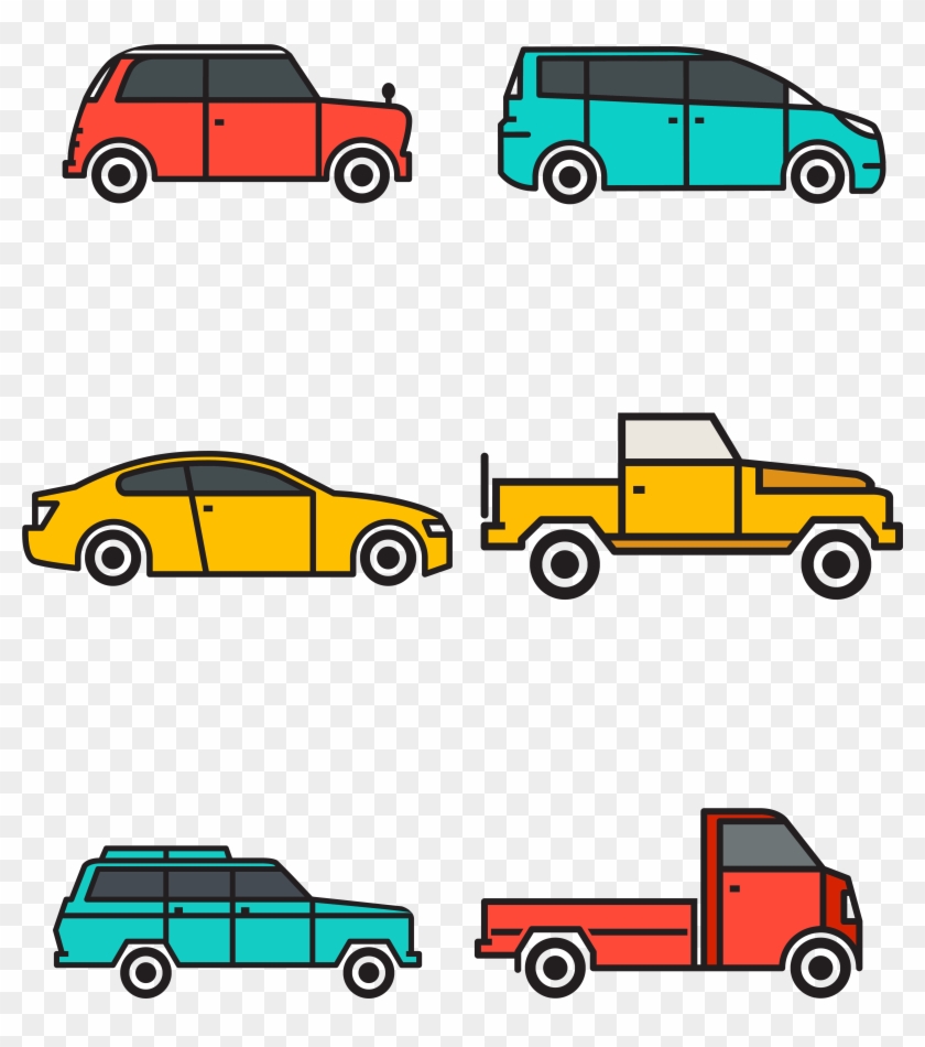 Transport Colorful Car Vector Png And Image Clipart #2422850
