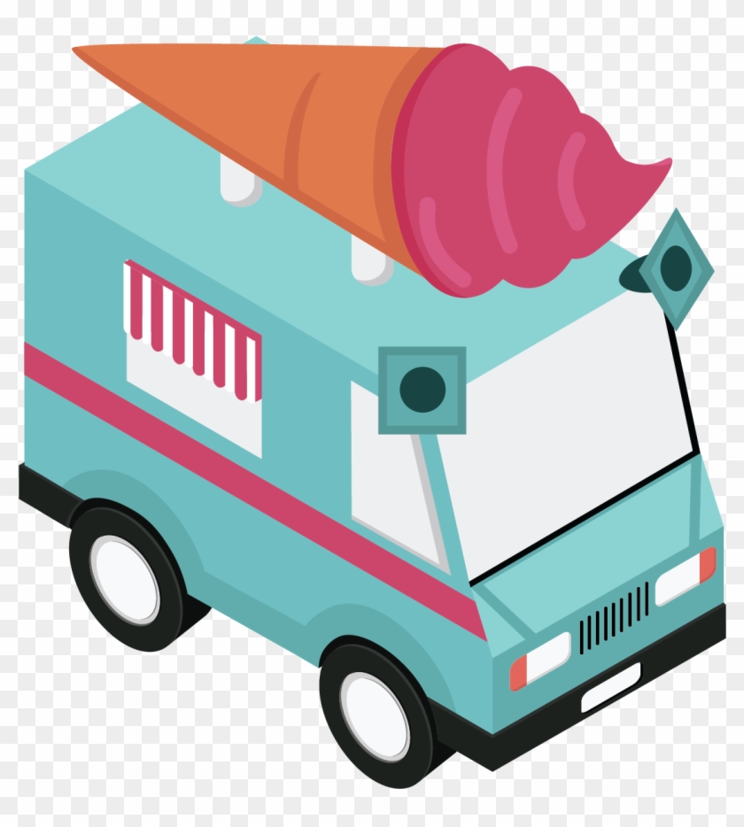 Toffu Isometric Pack - Truck Clipart