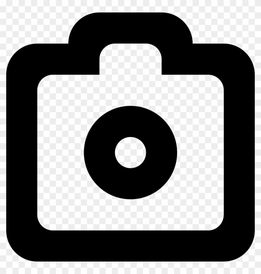 Photo Camera Outline Comments - Icon Clipart