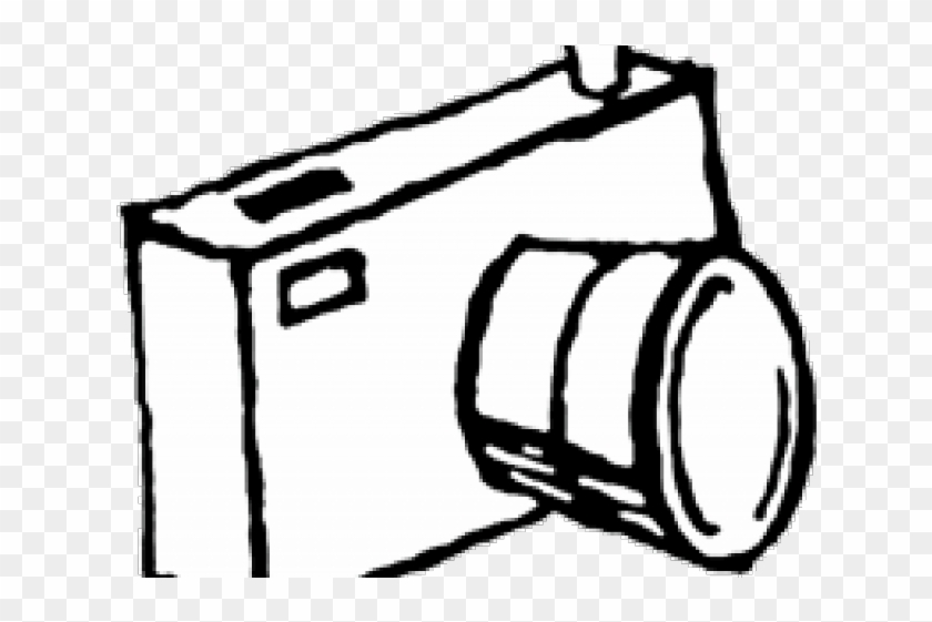 Photo Camera Clipart Outline - Png Download #2423338