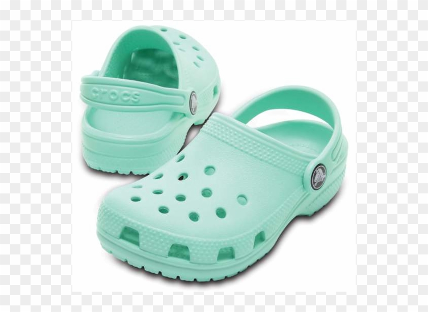 Kids' Crocs Classic Clog New Mint - Sandal Clipart #2423580