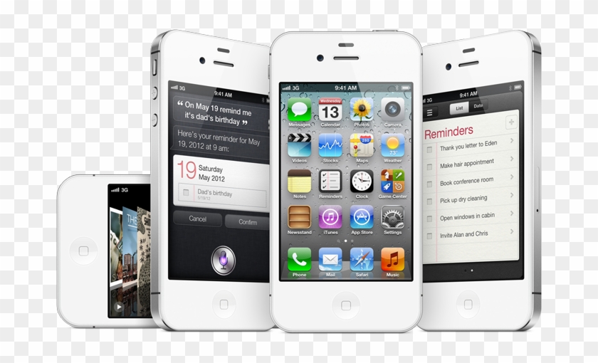 Iphone 4 Glass/lcd Screen Repair - Iphone 4s White Ios 5 Clipart #2423654