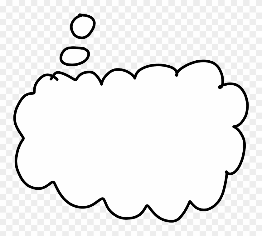 Thoughts Thought Bubble White Png Image - Illustration Clipart