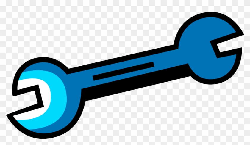 Vector Transparent Library Open End Spanner Image Illustration Clipart
