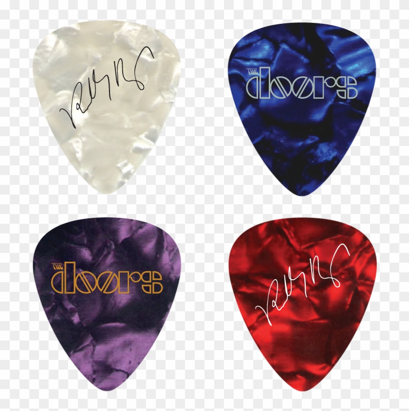 Robby Krieger Guitar Pick Set - Doors Clipart
