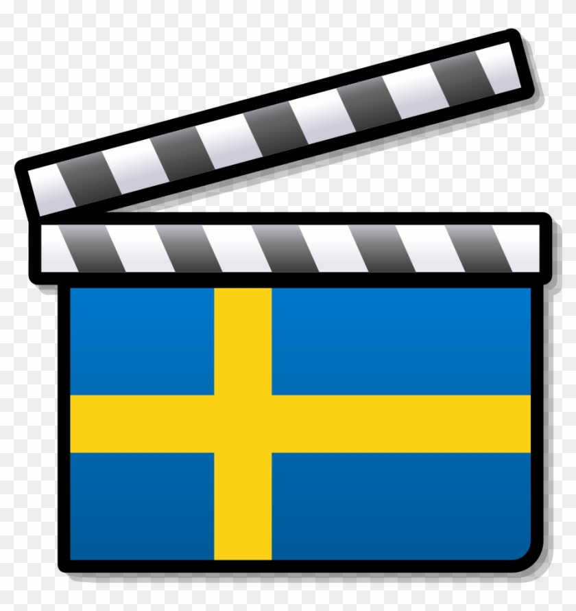 Sweden Film Clapperboard - One Act Play Clipart - Png Download