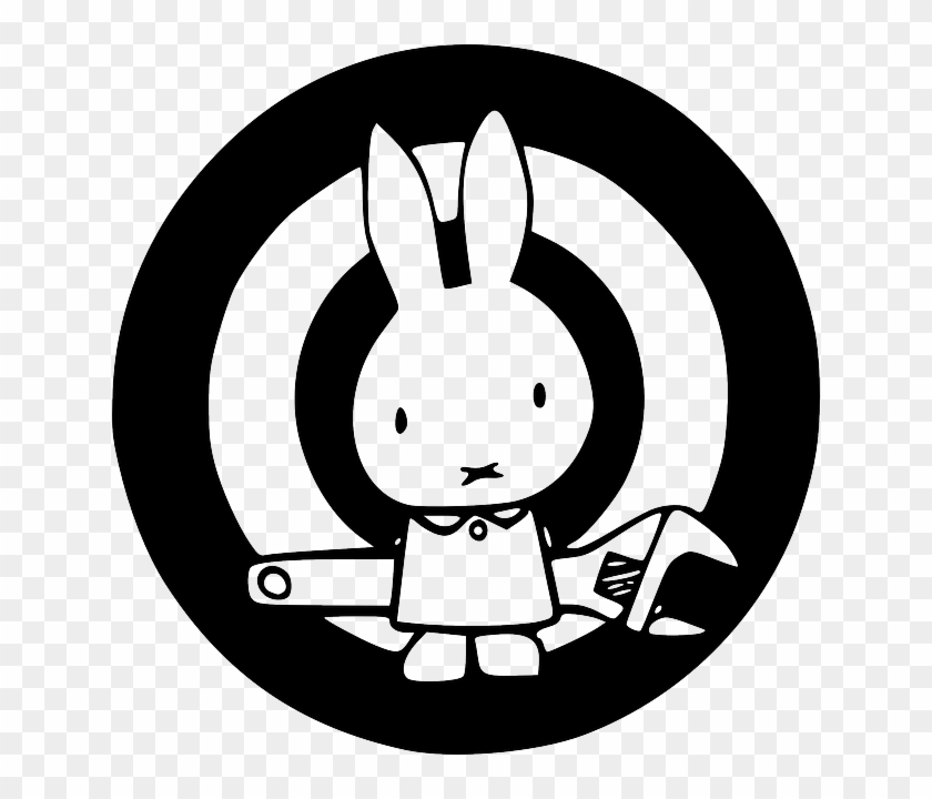 Bunny, Rabbit, Wrench, Repairs Vector File, Vector - Direct Action Clipart