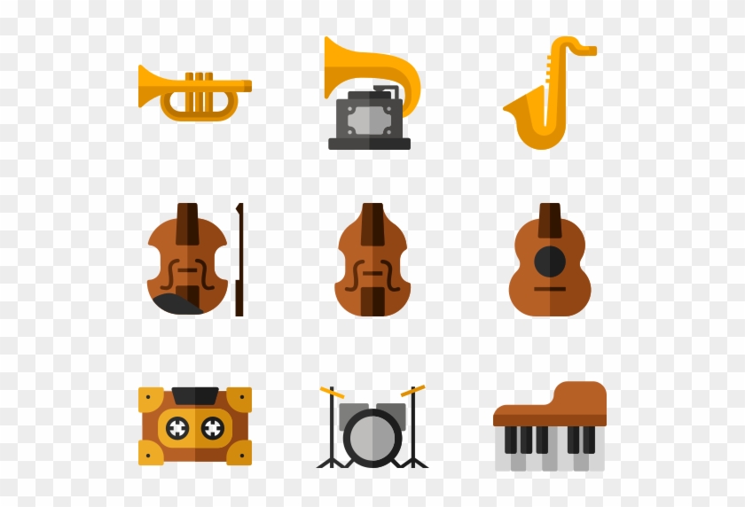 Music - History Icons Clipart #2424850