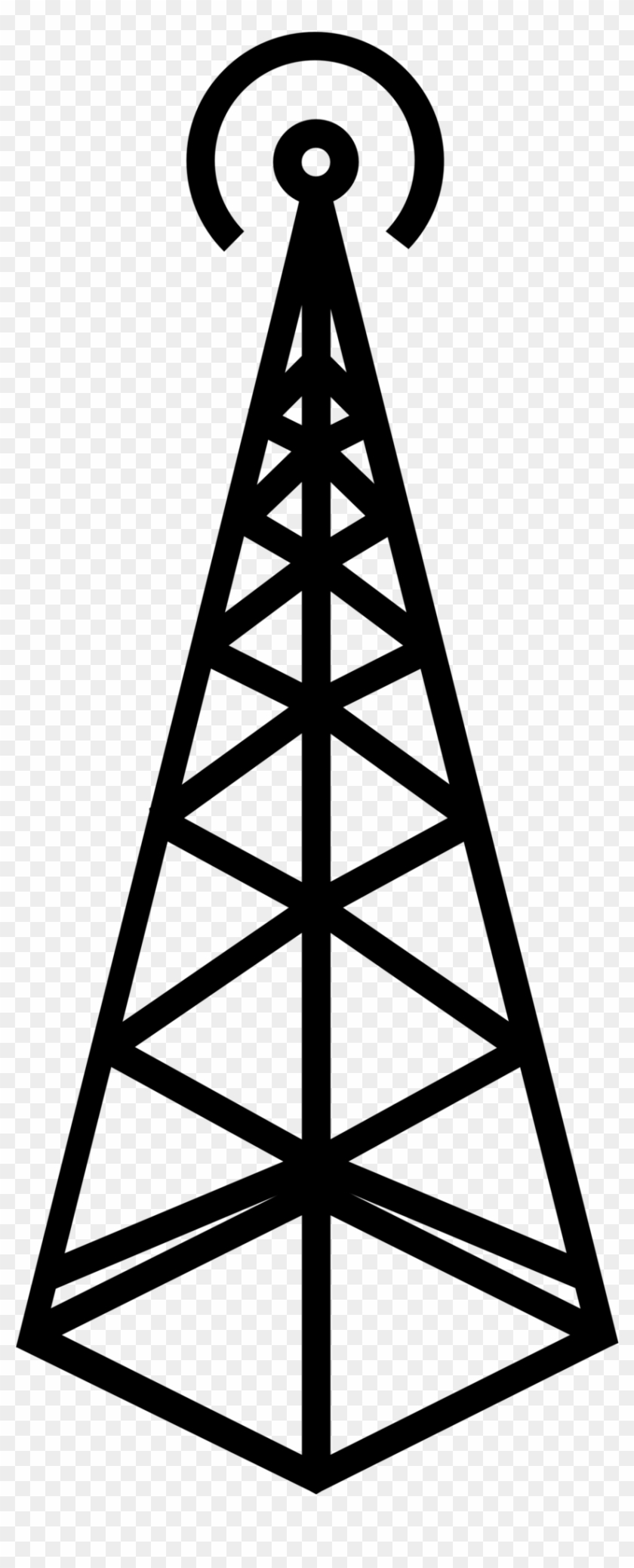 Antenna Square - Radio Tower Clip Art - Png Download