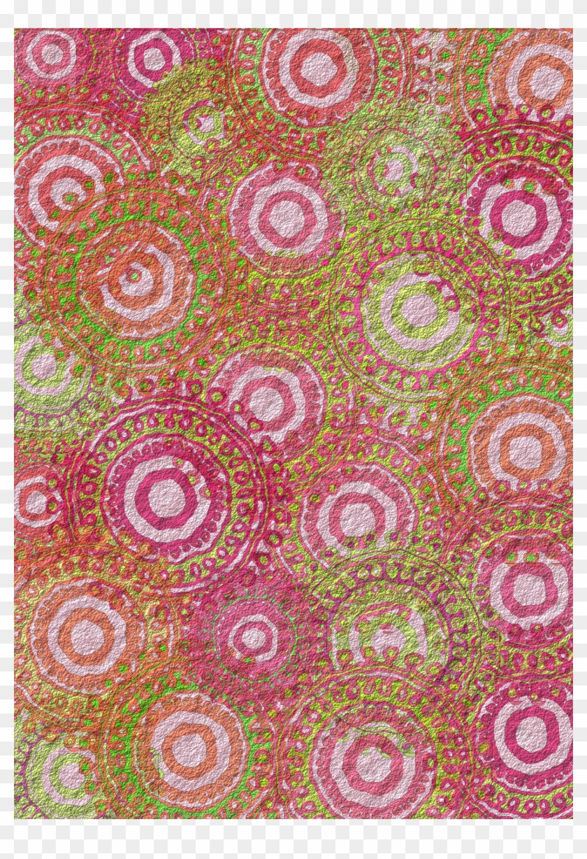 Pink Lime Circle Pattern Scrapbook Paper Viscious Speed Clipart #2424880