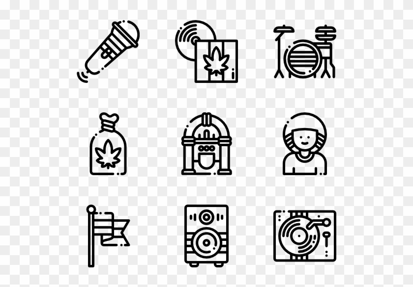 Reggae - Curriculum Vitae Icons Png Clipart