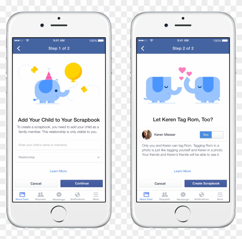 To Start A Scrapbook For Your Child, Go To Your Profile, - Scrapbook Facebook Inspired Clipart