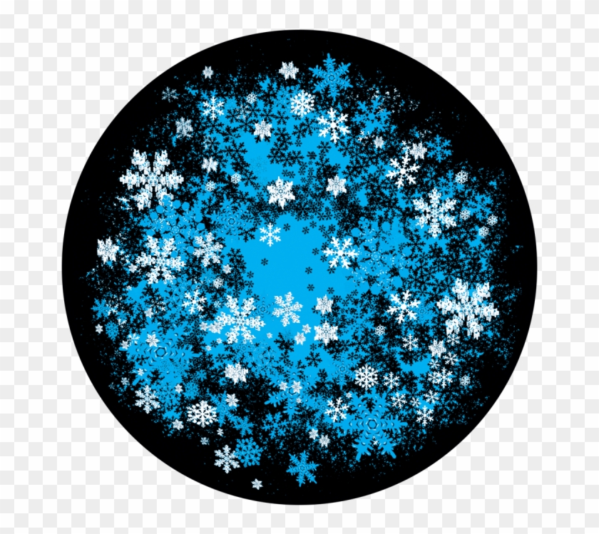 Snowfall Flurry - Snow Gobos Clipart