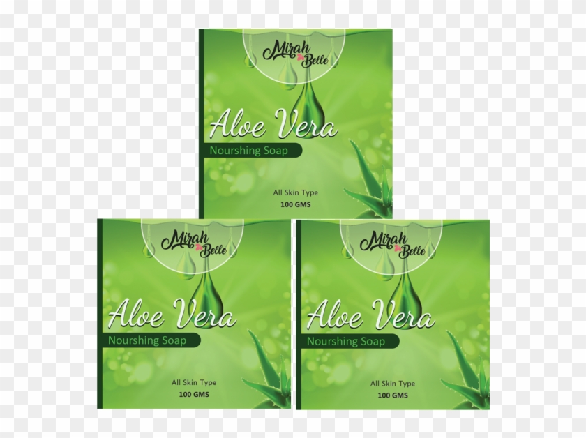 Soap Transparent Aloe Vera - Flyer Clipart #2425525