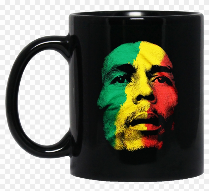 Bob Marley Face Mug - Bob Marley Clipart #2425741