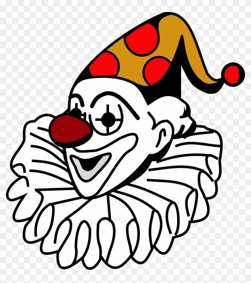 Card Joker, Clown, Illustration - Clown And Joker Difference Clipart #2426302