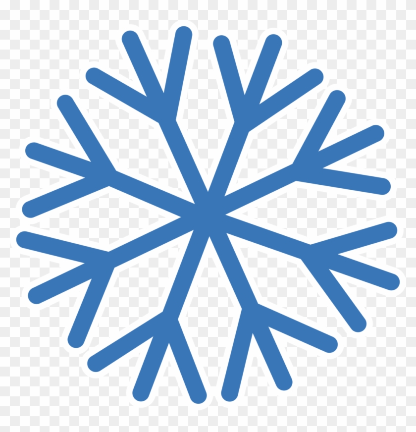 Snowflake With Transparent Background - Snowflake Symbol Clipart