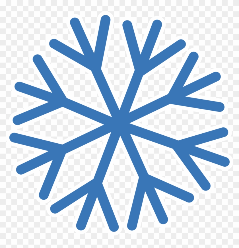 Snowflake With Transparent Background - Snowflake Symbol Clipart #2426394