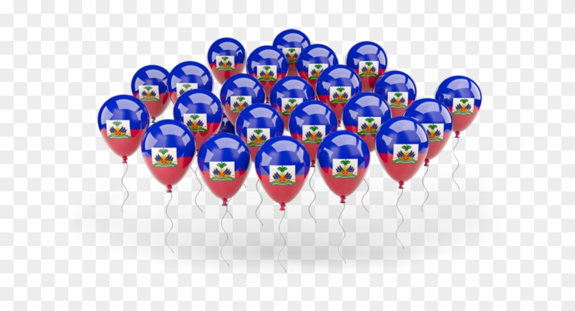 Illustration Of Flag Of Haiti - Hong Kong Flag Balloons Clipart #2426682