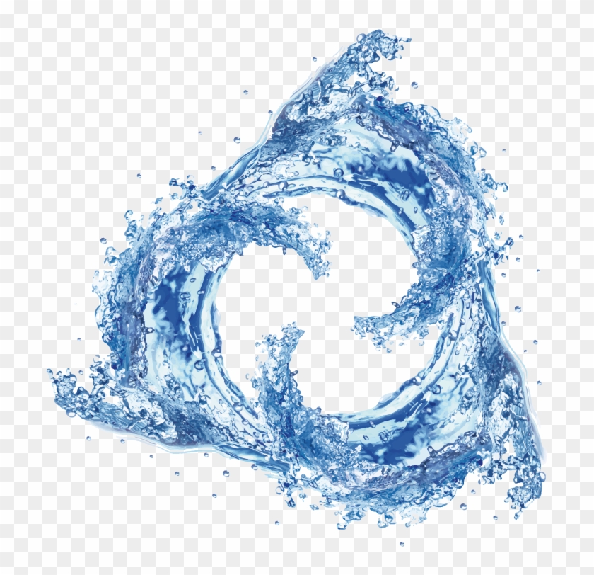 Wave Drawing Creative - Cool Water Designs Clipart #2426792