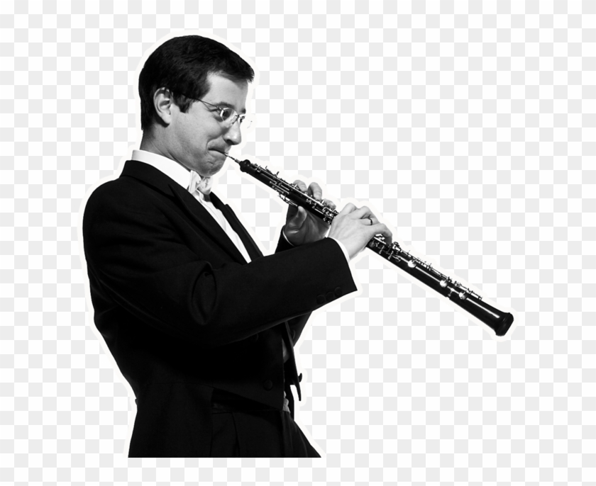 Clarinet Academy - Oboe Player Clipart