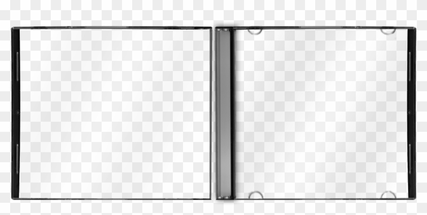 Blank Cd Case Png - Cd Case Template Png Clipart