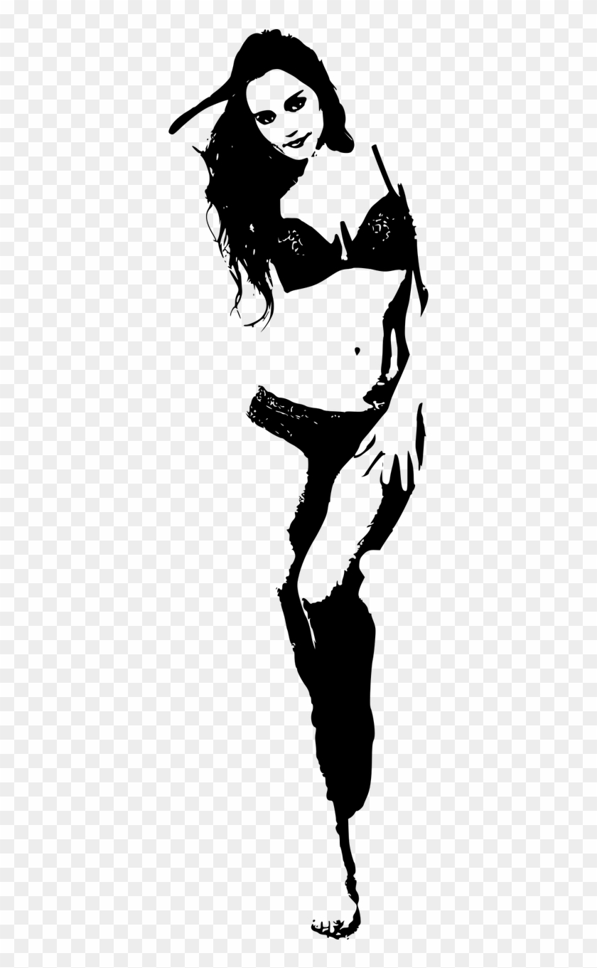 Black Erotic Girl Lingerie Png Image - Erotic Png Clipart