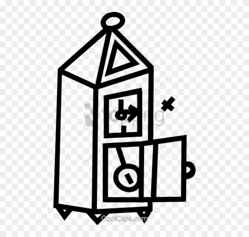 Free Png Grandfather Clock Royalty Free Vectorillustration Clipart #2427431