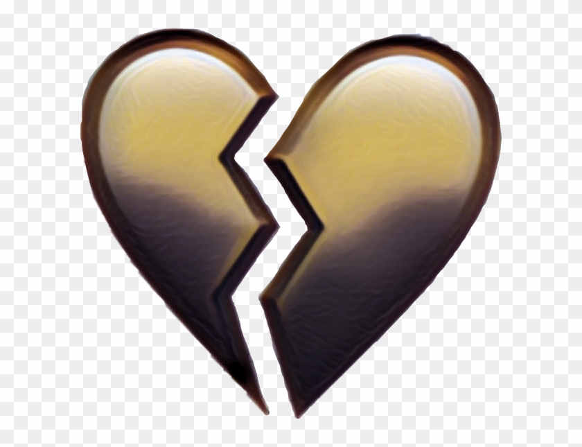 #heart #breakup #heartbroken #heartbreak - Broken Heart Emoji Clipart #2427550