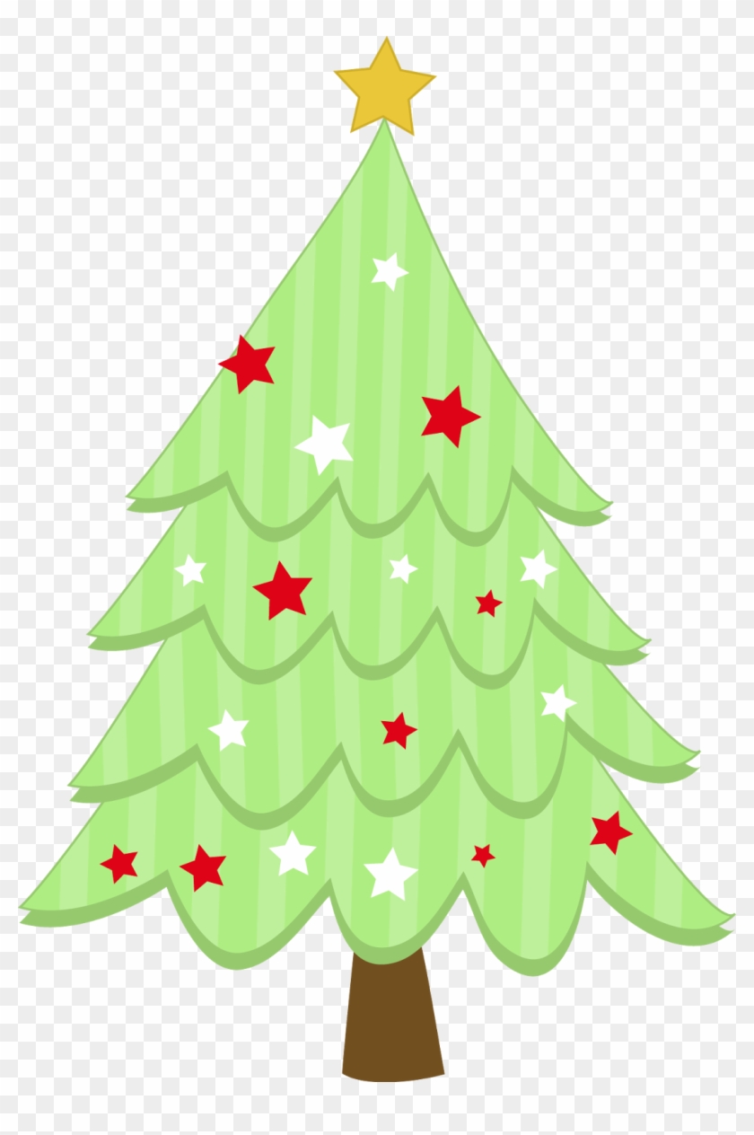 Poinsetta Clip Christmas Tree - Illustration - Png Download