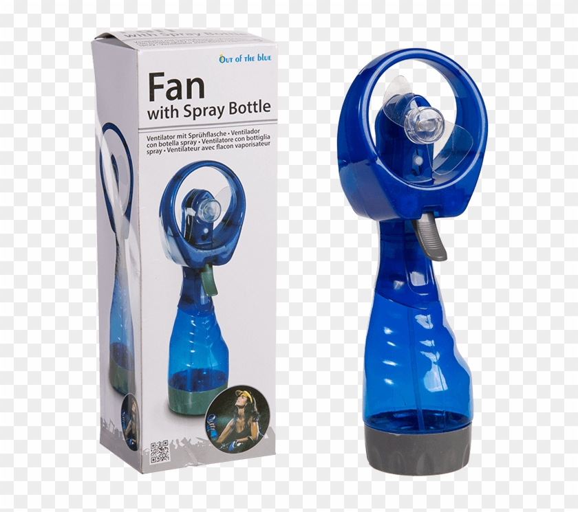 Details About Handheld Spray Fan With Bottle Water - Waterverstuiver Ventilator Clipart