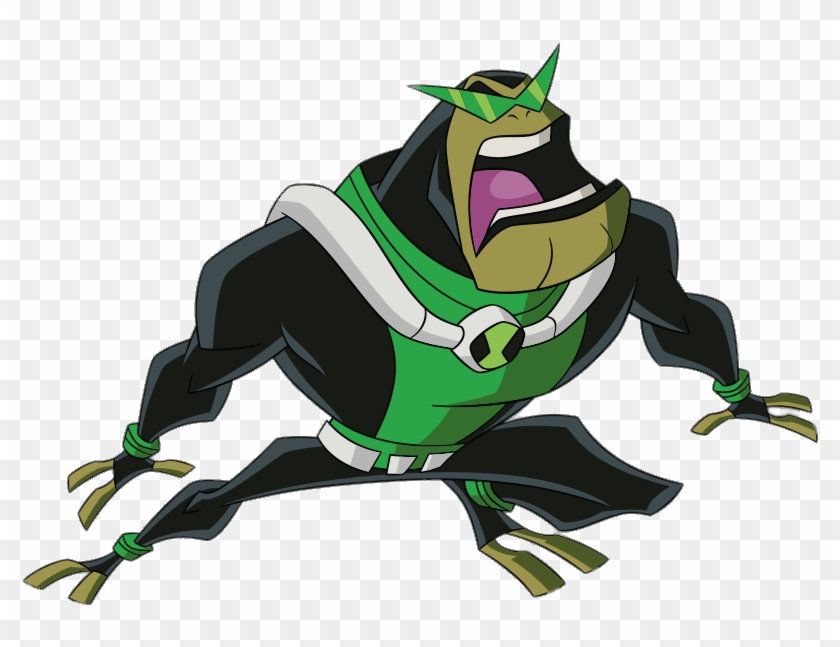Ben 10 Roaring Bullfrag - Ben 10 Omniverse Aliens Bullfrag Clipart