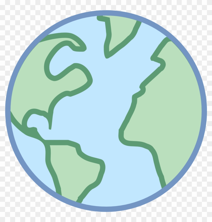 Color Globe Icon Png Clipart #2428043