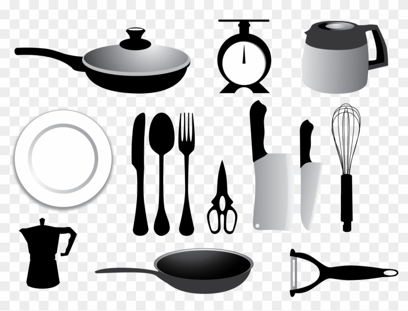 Knife Kitchen Utensil Fork Spoon - Kitchen Clipart