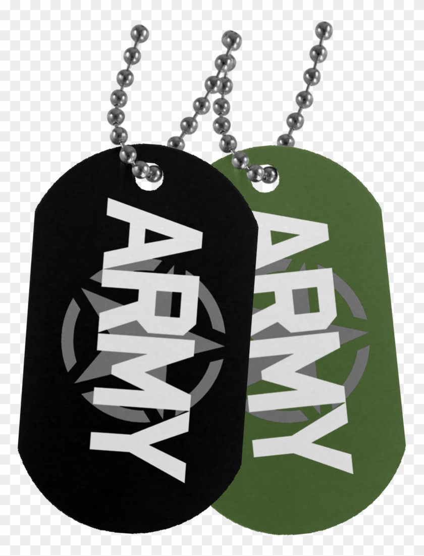 Army Dog Tags - Pendant Clipart #2428094