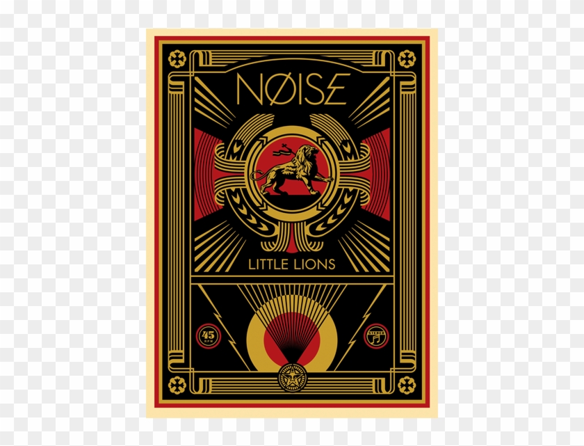 Now 2 Limited Edition Signed Screen Prints - Noise Little Lions Obey Clipart #2428762