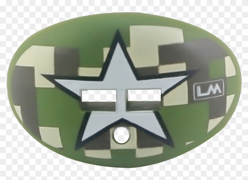 Military Marine Digi Camo White Star - Emblem Clipart