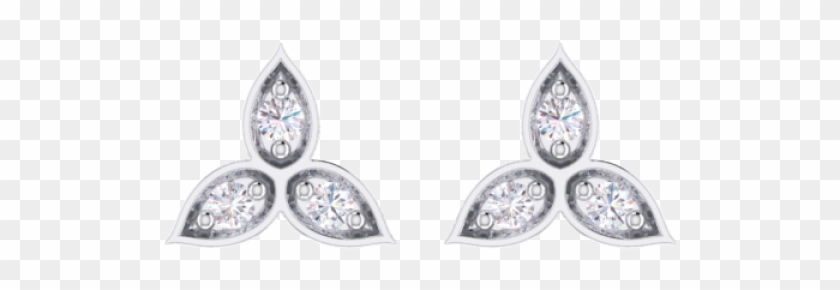 Round Brilliant Cut Diamond Earrings - Earrings Clipart #2428991
