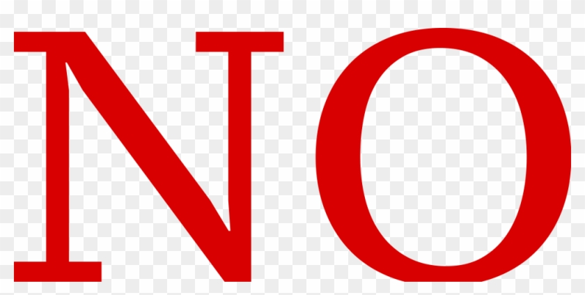 No - Circle Clipart #2429049