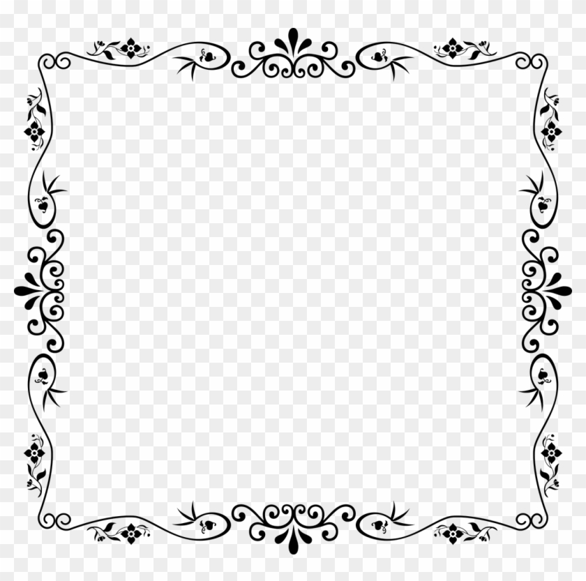 Frame Design Black Border Clipart
