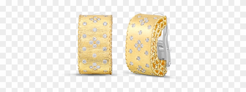 Roberto Coin Diamond Earrings - Paper Bag Clipart #2429129