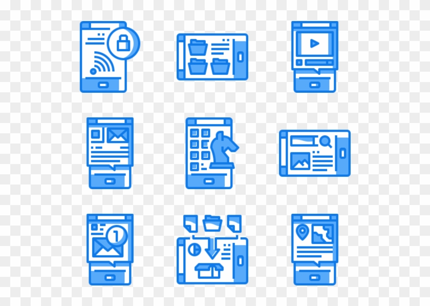 Mobile Application - Colorfulness Clipart