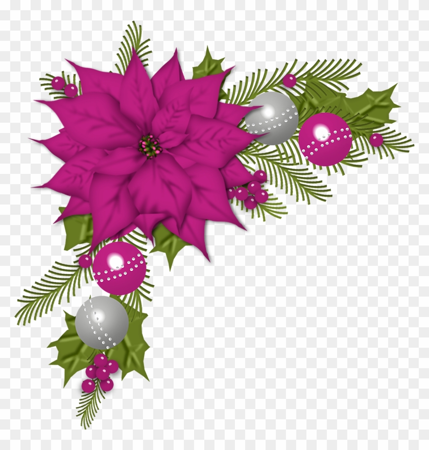 Imagenes De Navidad En Png Flores Clipart