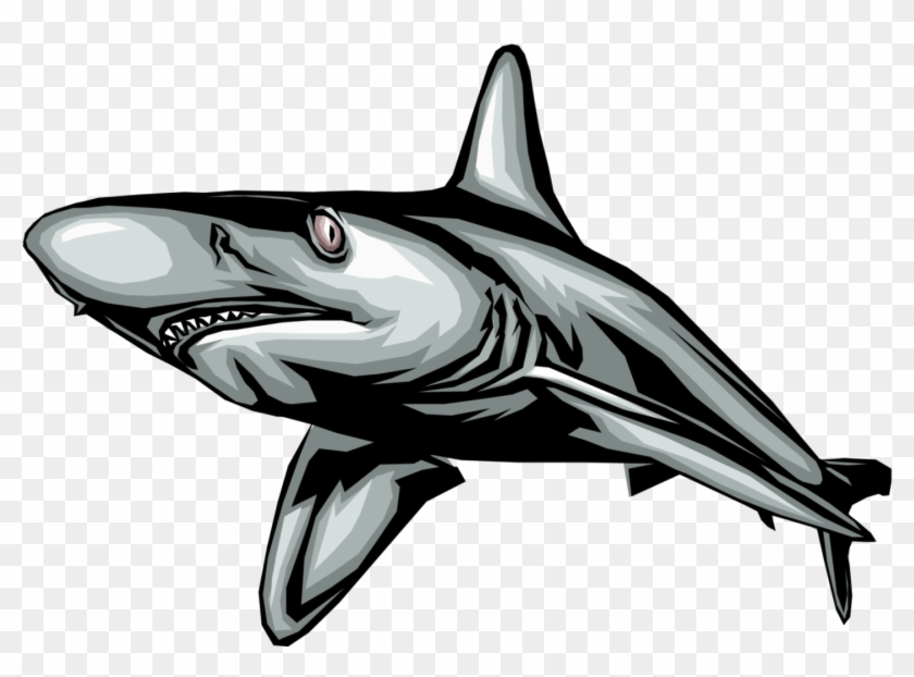 Black Sharks Clip Art Png - Shark Transparent Png