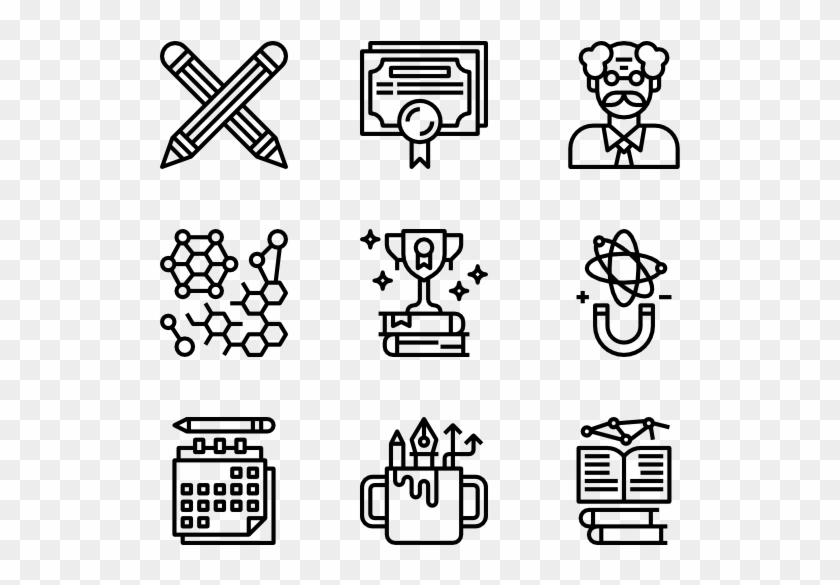 Png Transparent Book Icons Free Education - Hobbies Icon Png Clipart #2429984