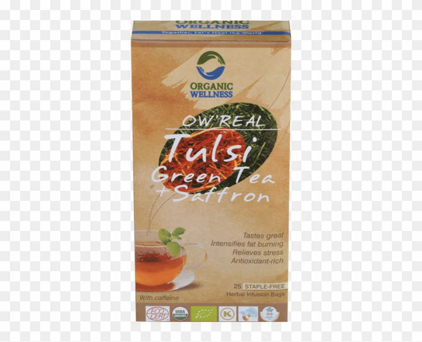Tulsi Green Tea Saffron 25 Tea Bags - Gazpacho Clipart #2430151