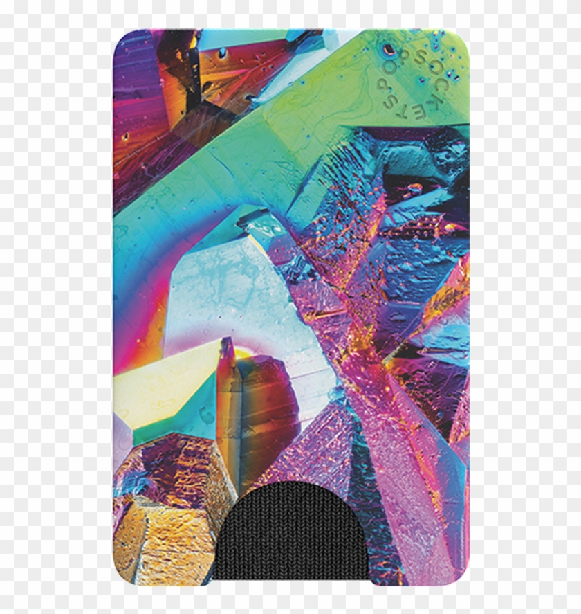 Popwallet Rainbow Gemstone - Popsockets Rainbow Gem Gloss Clipart