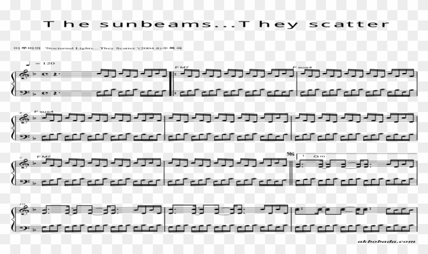 The Sunbeams They Scatter - Luciano Berio Clipart #2430507